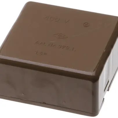 Scatola di derivazione AP th vuota marrone 66×66×30mm 