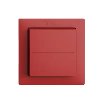 Poussoir RF EnOcean Feller EDIZIOdue F, 2c/1t, sans piles, berry 