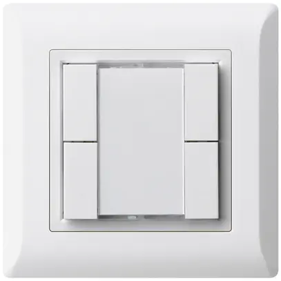 Pulsante universale INC 4×kallysto.line senza LED bianco 