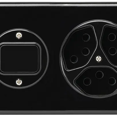 Combinazione INC I-I 3/1L +3×tipo 13 nero basico orizzontale 