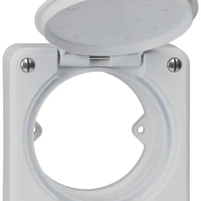 Oberteil robusto mit Klappdeckel 2-Punkt mit Adapterring grau 