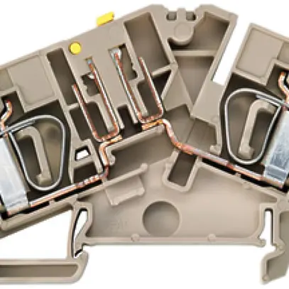 Morsetti sezionatori di prova WM ZTR 6-2 connessione a molla 6mm² TS35 beige 