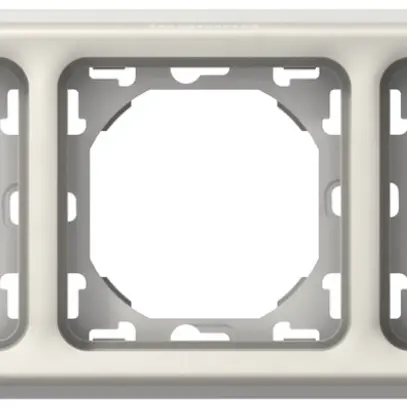 Placca di montaggio INC PLEXO 1×3 bianco 