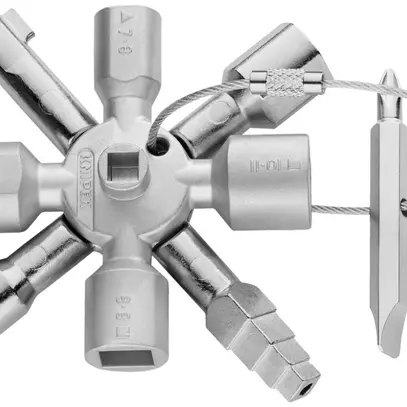 Chiave per armadio elettrico KNIPEX TwinKey 