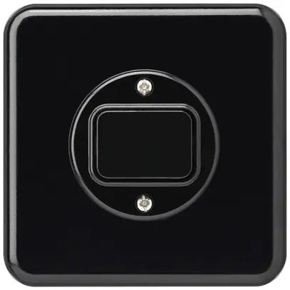 Contact à poussoir ENC basico C/1L noir 