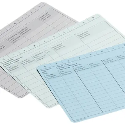 Anschlussleistenkarte A5 R&M grün 