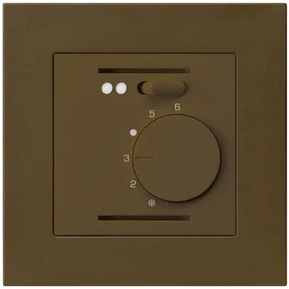 Thermostate d'ambiance ENC kallysto.pro brun pour plancher chauffant 