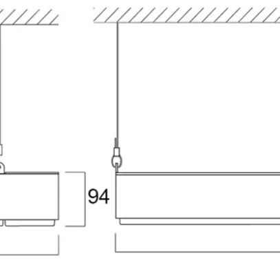 Projecteur de salle LED Sylvania KubiXx WIDE 276W 47500lm 840 IP65 DALI 650×460 