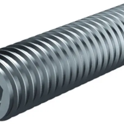 Asta filettata Flury AV 19 supporto conduttore acciaio inossidabile A2,M6×25mm 