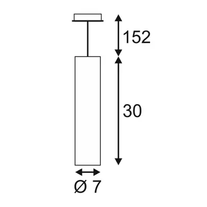 Lampada a sospensione SLV ENOLA_B PD-1 GU10 50W IP20 nero opaco 
