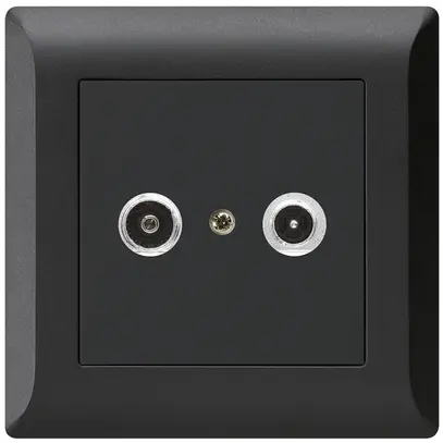 Prise antenne ENC kallysto.line R/TV 14dB 2GHz noir 