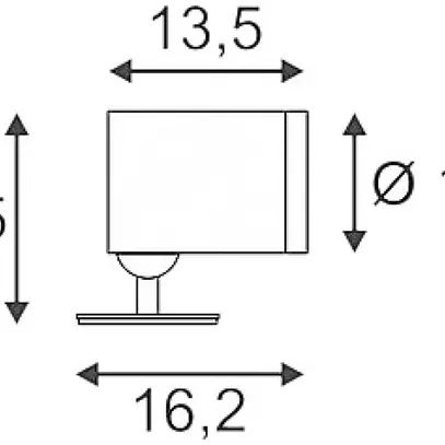 LED-Standleuchte SLV HELIA, 15W 1340lm 3000K IP55 anthrazit 