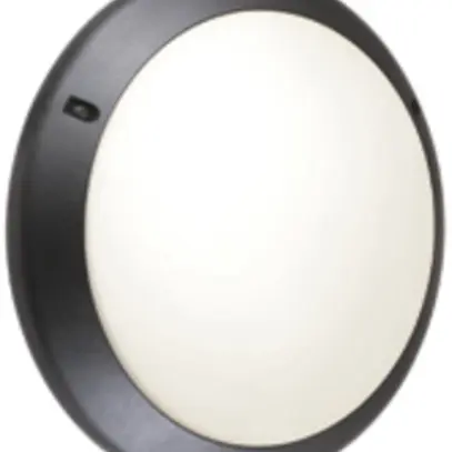 Decken-/Wandleuchte Legrand Chartres T1 E27 75W IP55 Ø296×95mm schwarz 