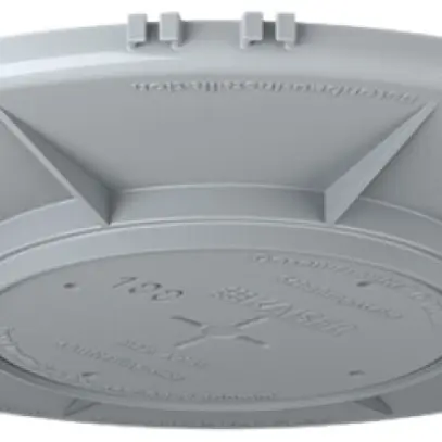 Placca frontale HaloX 180 per calcestruzzo in opera, uscita Ø100mm 