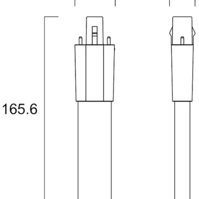 Lampada LED Sylvania ToLEDo Lynx G23 4.5W 500lm 4000K 166mm opale 
