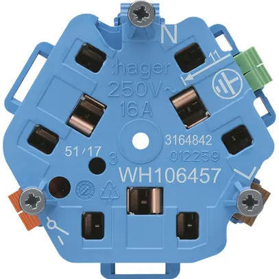 Interno per presa Hager 3×T13/23 1×S E 