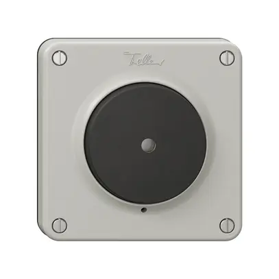 Interrupteur à poussoir lumineux NEVO N.CO lentille frontale LED jaune S3/1L grc 