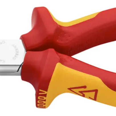 Pince pour téléphone KNIPEX avec dispositif de coupe VDE droit 160mm 