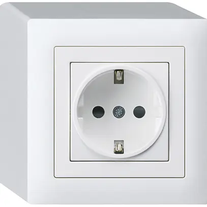 Presa AP kallysto Schuko bianco 