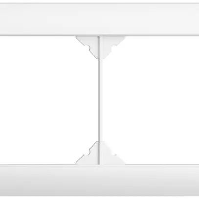 UP-Kopfzeile EDIZIOdue 1×2 weiss 