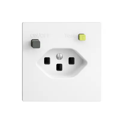 Prise ENC EDIZIOdue T23 FI 30mA F, blanc 