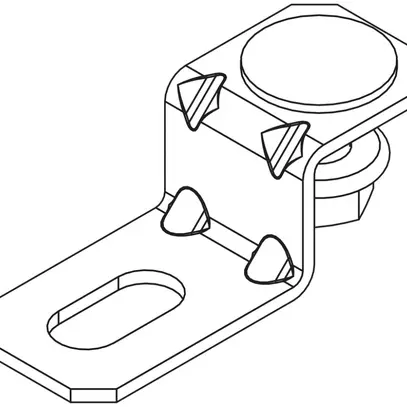 Supporto murale Lanz A4 4mm 