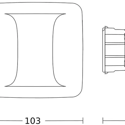 Rilevatore di presenza INC Steinel Hallway COM1 2.8m HF nero 