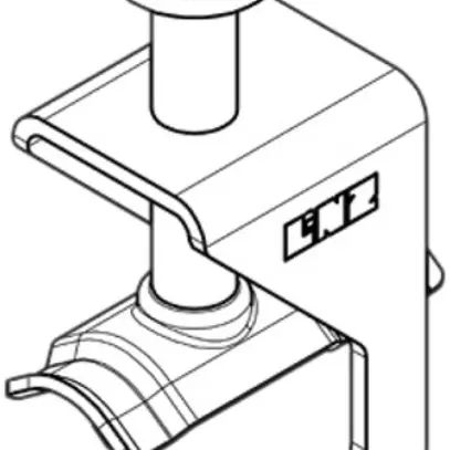 Etrier de câble Lanz 8…15mm ZMA 