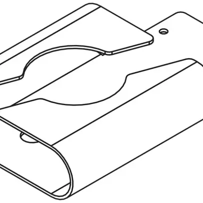 Supporto per cavo per canale a C Lanz 50mm ZMA 