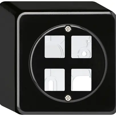 Kit de montage AP HMS basico pour 4 modules noir 