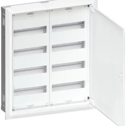 Distributeur ENC Hager univers 4 rangées 96UM porte IP30 550×650×110mm 