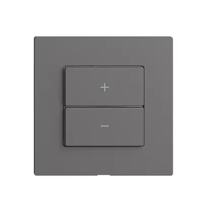 Variateur Uni-LED 1K/2T Edue Wiser gris foncé 