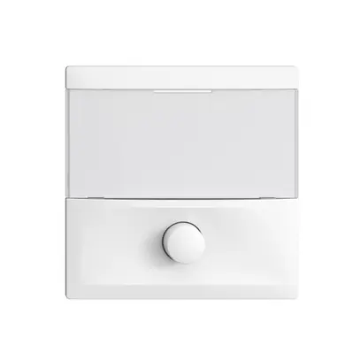 Taster mit Namensschild EDIZIOdue weiss 