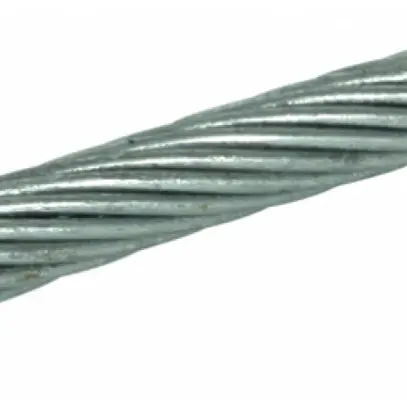 Stahlseil flexibel DEHN/elvatec 11.5mm (19×2.3mm) Ring à 20m Zinn galvanisiert 