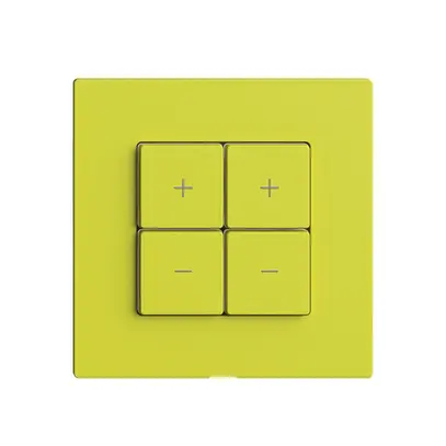 Stazione secondaria per dimmer 2c/4t WLAN Edue Wiser lemon 