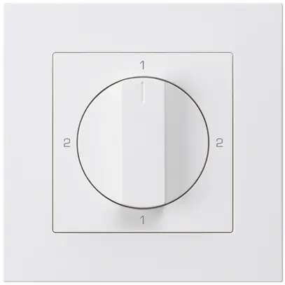 Interruttore rotativo INC kallysto.pro 3/1L bianco con impugnatura girevol 