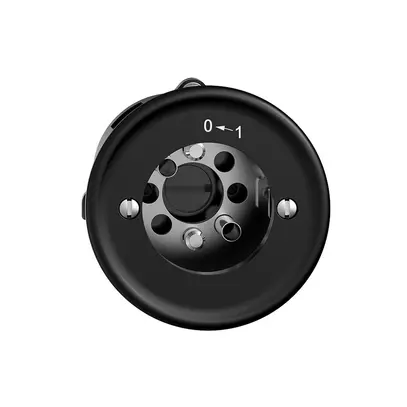 Contatto rotativo INC 0<1/1P STANDARDdue nero per serrat.s.cil. 