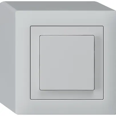 Interruttore pulsante AP kallysto 6/1L grigio chiaro 