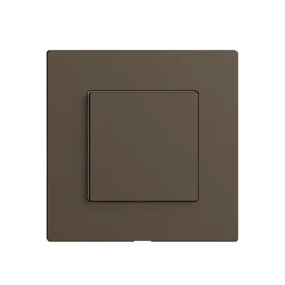 Kit recouvrement pour interrupteur 1c/1t Edue Wiser coffee 