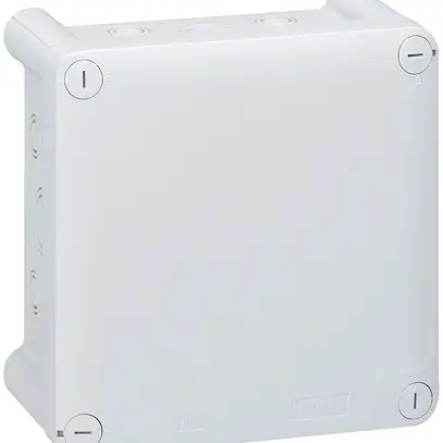 Scatola di derivazione PLEXO 130×130mm vuota grigio chiaro 