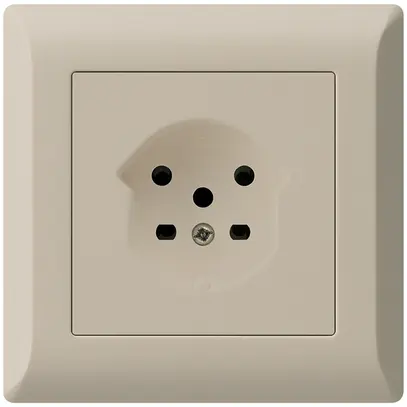 UP-Steckdose kallysto.line T15 beige Schraubklemmen 
