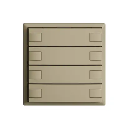 Pulsante INC KNX 4×EDIZIOdue sand RGB senza LED 