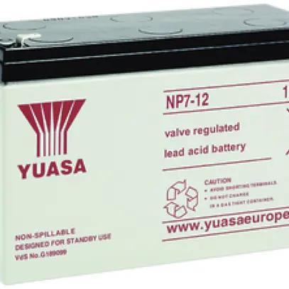 Accu Yuasa NP 7-12 12VDC 7 AH 
