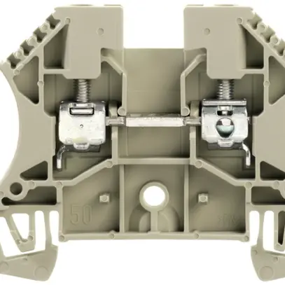 Durchgangs-Reihenklemme Weidmüller WDU Schraubanschluss 4mm² TS35 grau 