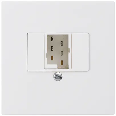 Inserto per presa di raccordo kallysto 1×TT83 bianco 