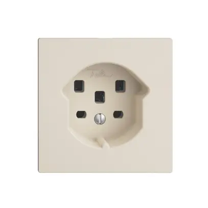 Prise EDIZIOdue T25 16A crema, avec bornes enf. 