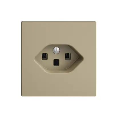 Presa INC EDIZIOdue T23 16A sand, con morsetti innest. 