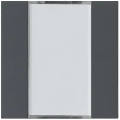 Kit frontal Hager kallysto 2×KNX systemlink/easylink anthracite 