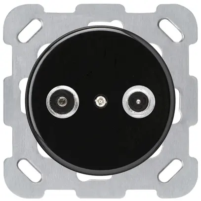 UP-Antennendose basico TV-R Bauart B 19dB 2GHz schwarz 