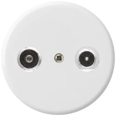 Presa d'antenna basico TV-R mont.A 11dB 2GHz bianco 